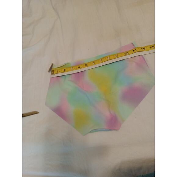 Victoria's Secret Medium Pink Ombre Tie Dye Boyshort Panties Pink Sunset - Picture 4 of 5